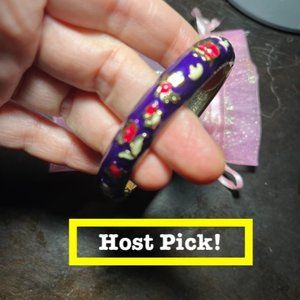 Bangle Bracelet with Butterflies (wa/x)